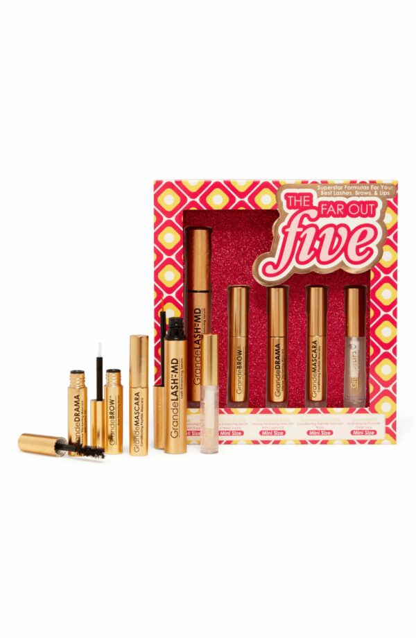 Grande Cosmetics The Far Out Five Superstar Set for Lashes, Brows & Lips