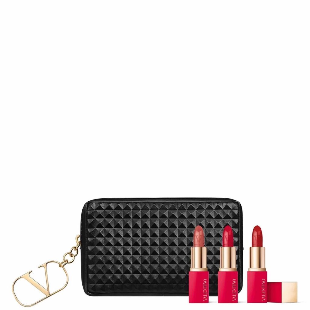 Valentino Beauty Minirosso Black Lipstick Trio Set