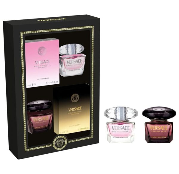 Versace Bright Crystal Noir Mini Perfume Spray, Women (5 ml, 2 ct)