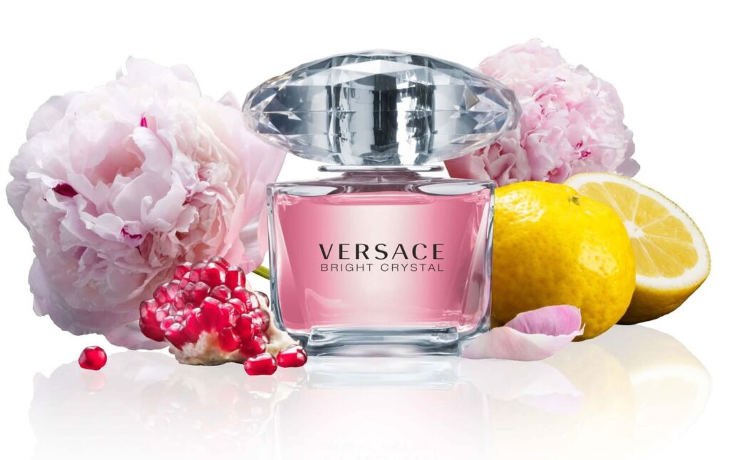بخاخ عطر فيرساتشي برايت كريستال نوار ميني، للنساء (5 مل، قطعتان)