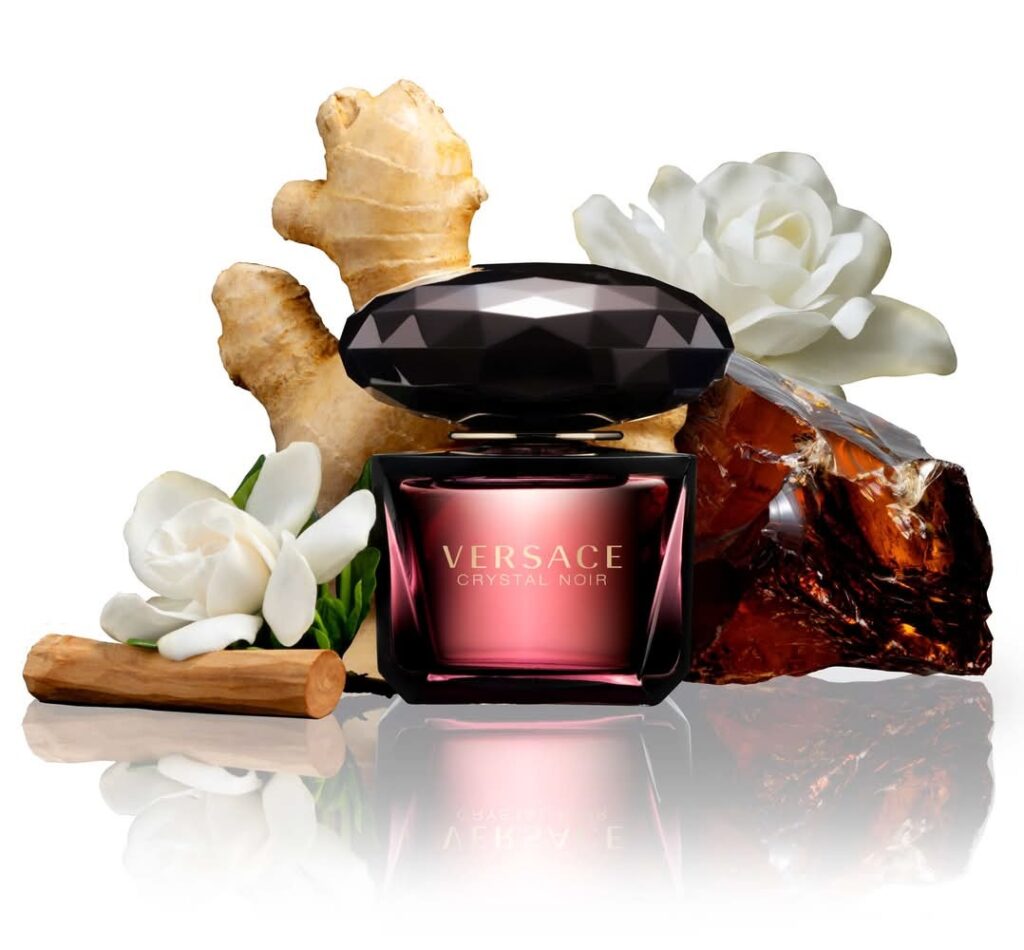 بخاخ عطر فيرساتشي برايت كريستال نوار ميني، للنساء (5 مل، قطعتان)