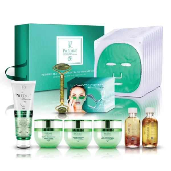PREDIRE PARIS Purified Tea Tree Concentrated Skincare Set 32-Piece