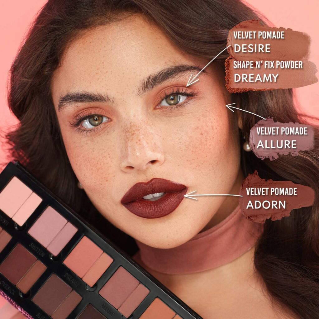 Danessa Myricks Beauty Groundwork: Blooming Romance – Palette For Eyes, Brows, Face & Lips