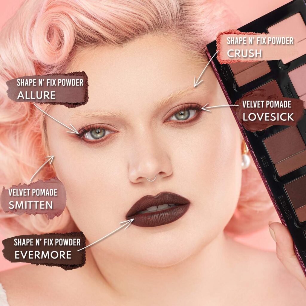 Danessa Myricks Beauty Groundwork: Blooming Romance – Palette For Eyes, Brows, Face & Lips