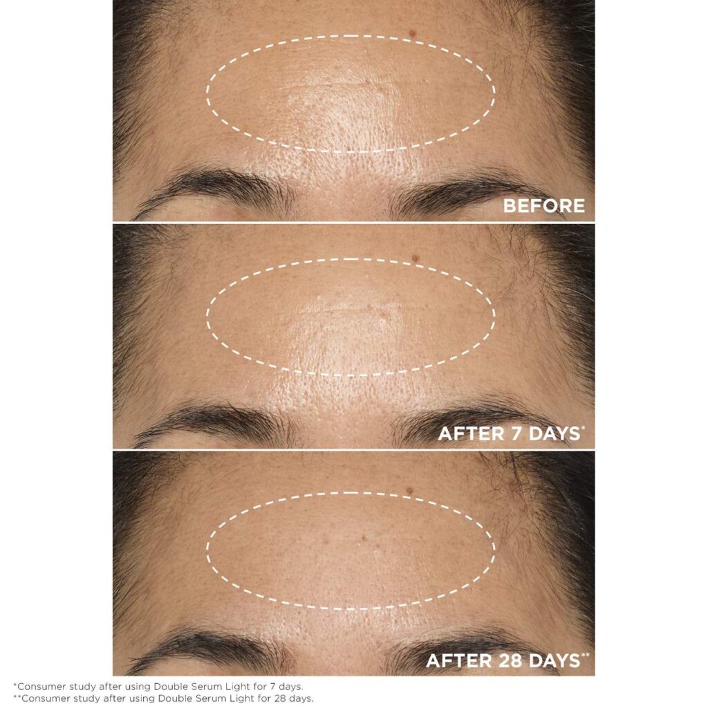 Clarins DOUBLE SERUM® Light Texture To Firm, Boost Radiance & Refine Pores