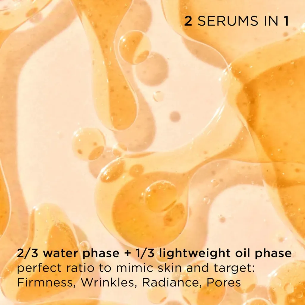 Clarins DOUBLE SERUM® Light Texture To Firm, Boost Radiance & Refine Pores
