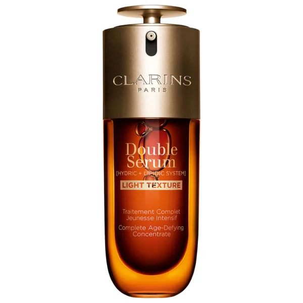 Clarins DOUBLE SERUM® Light Texture To Firm, Boost Radiance & Refine Pores