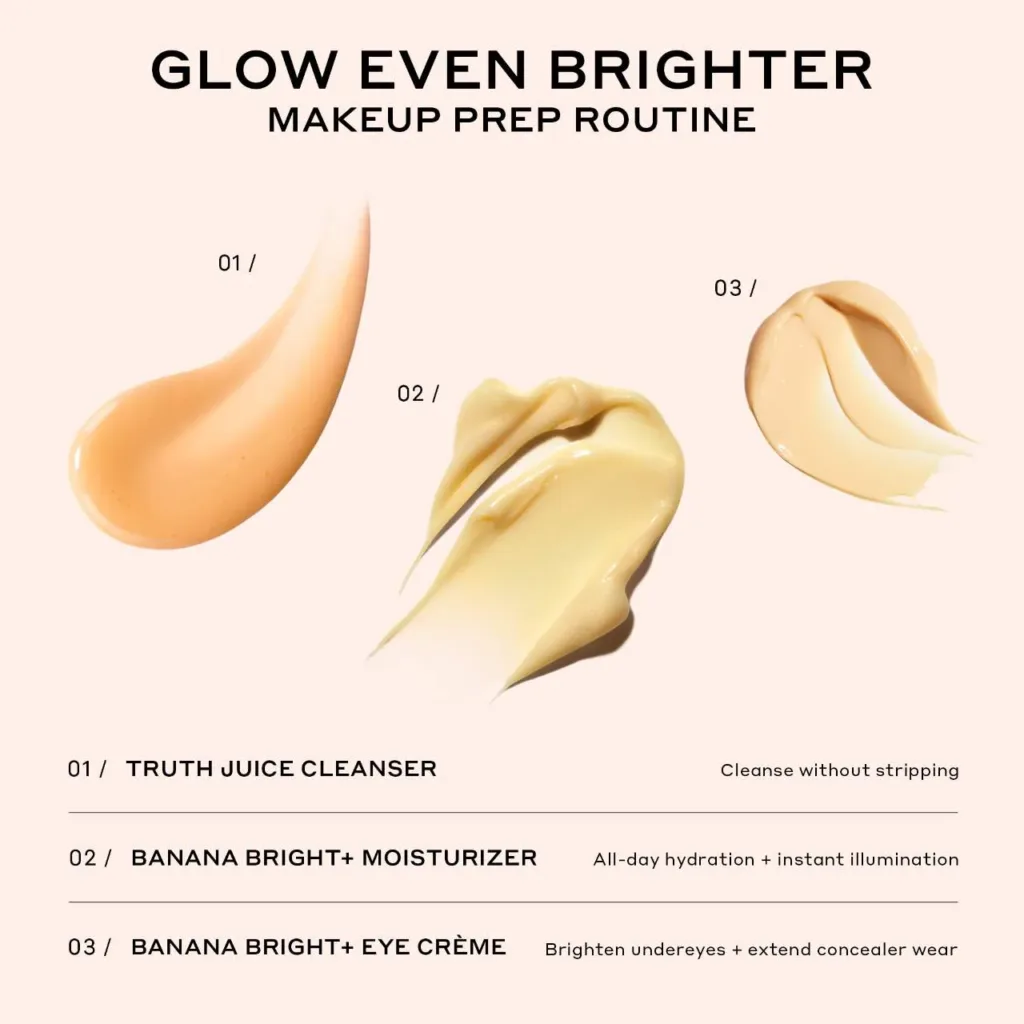 OLEHENRIKSEN Glow Even Brighter Banana Bright Makeup Prep Set