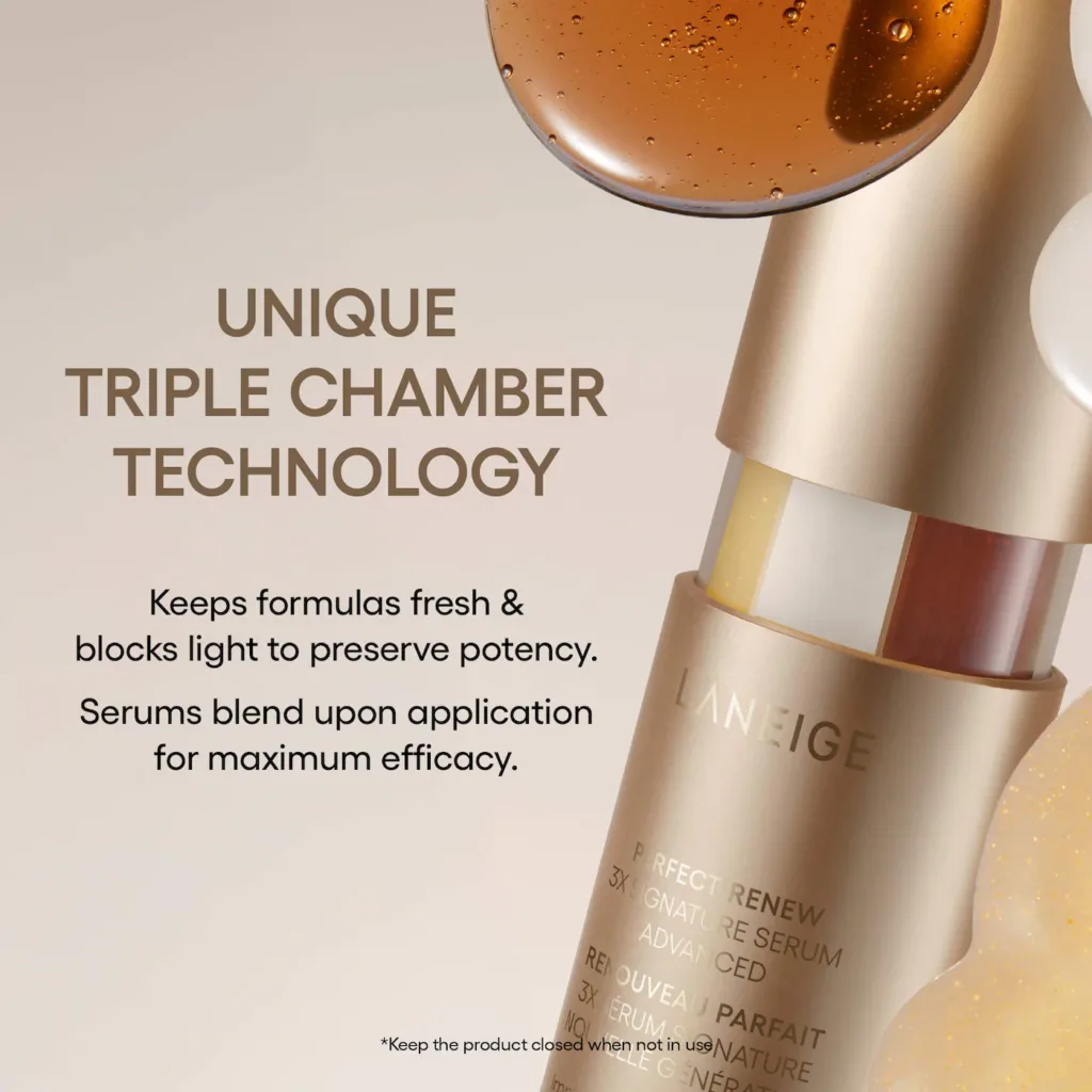 LANEIGE Perfect Renew 3x Signature Serum Advanced for Anti-Aging, Firming & Lifting