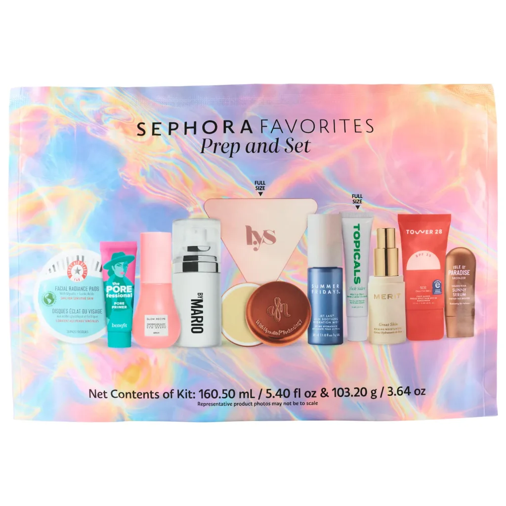Sephora Favorites Prep & Set Makeup and Skincare Value Set