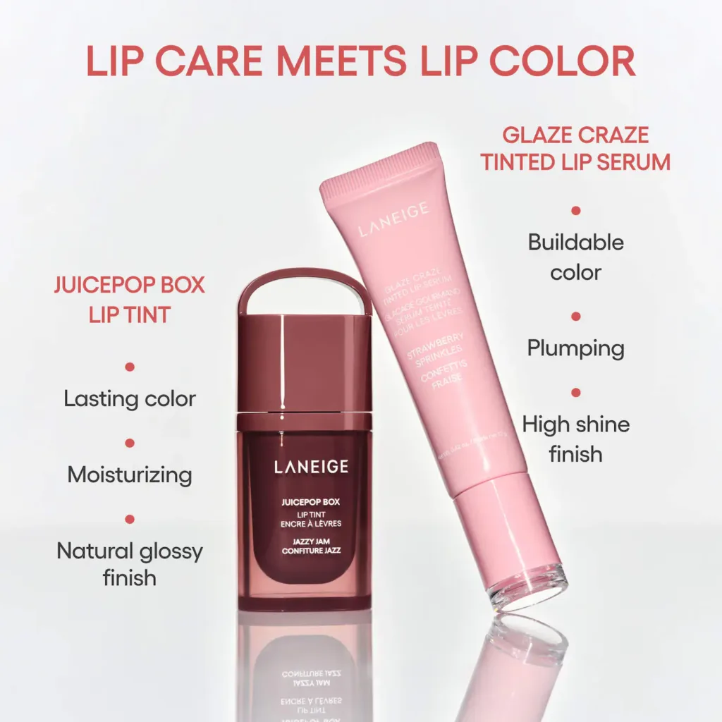 LANEIGE JuicePop Box Lip Oil Stain 12HR Hydrating Tint