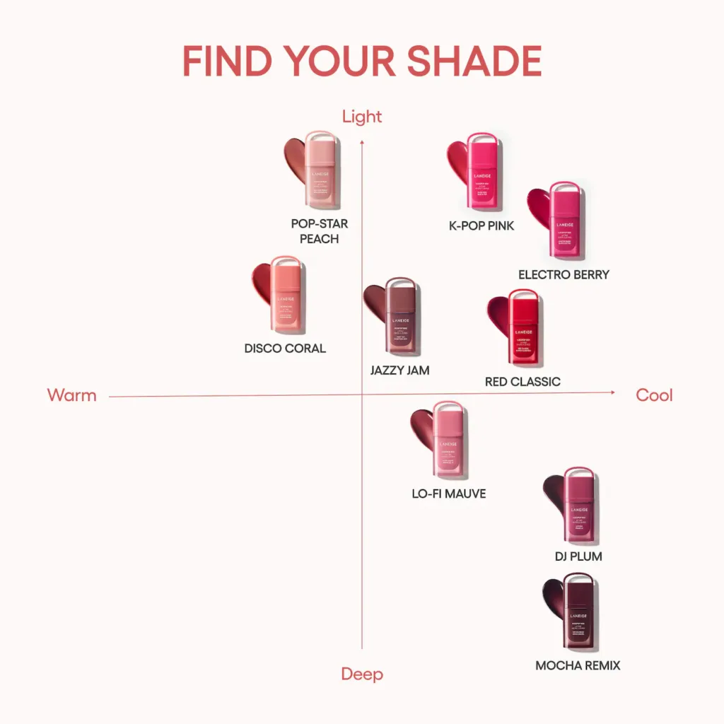 LANEIGE JuicePop Box Lip Oil Stain 12HR Hydrating Tint
