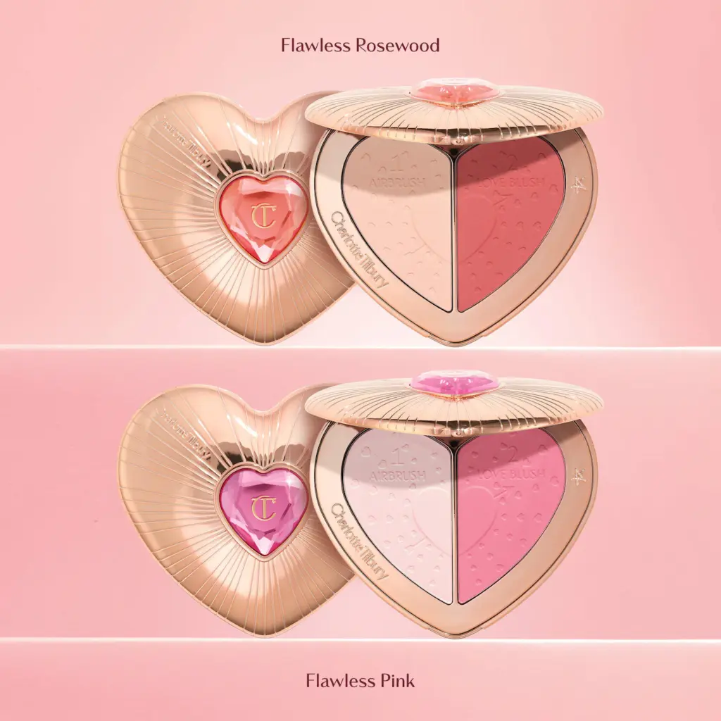 Charlotte Tilbury Pillow Talk Beauty Soulmates Brighten & Blush Powder Palette