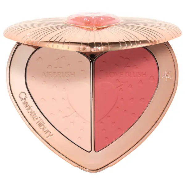 Charlotte Tilbury Pillow Talk Beauty Soulmates Brighten & Blush Powder Palette