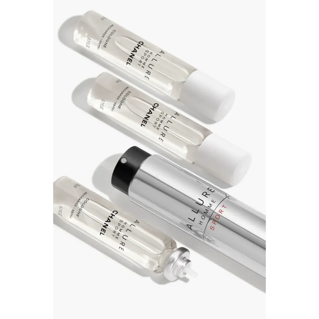 CHANEL ALLURE HOMME SPORT TWIST AND SPRAY REFILLABLE BOTTLE – COLOGNE