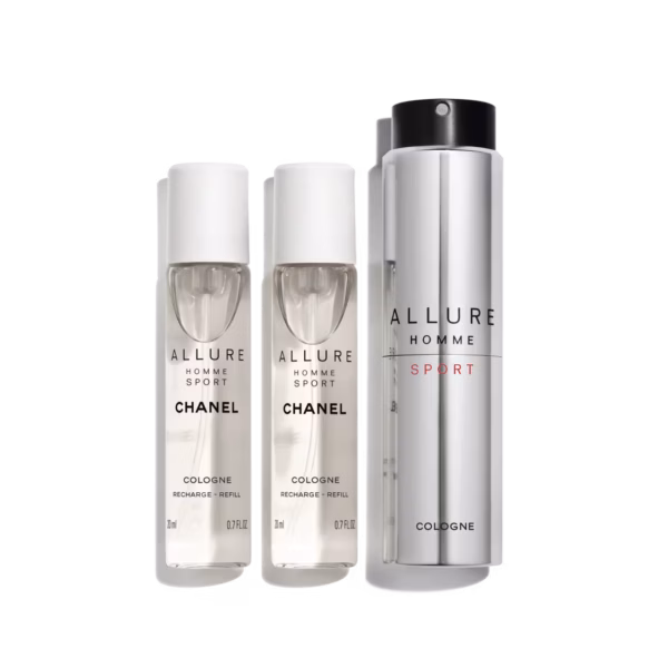 CHANEL ALLURE HOMME SPORT TWIST AND SPRAY REFILLABLE BOTTLE – COLOGNE
