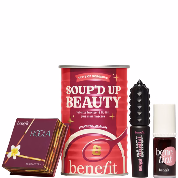 Benefit Soup’D Up Beauty – Hoola Bronzer Benetint And Badgal Bang! Mascara