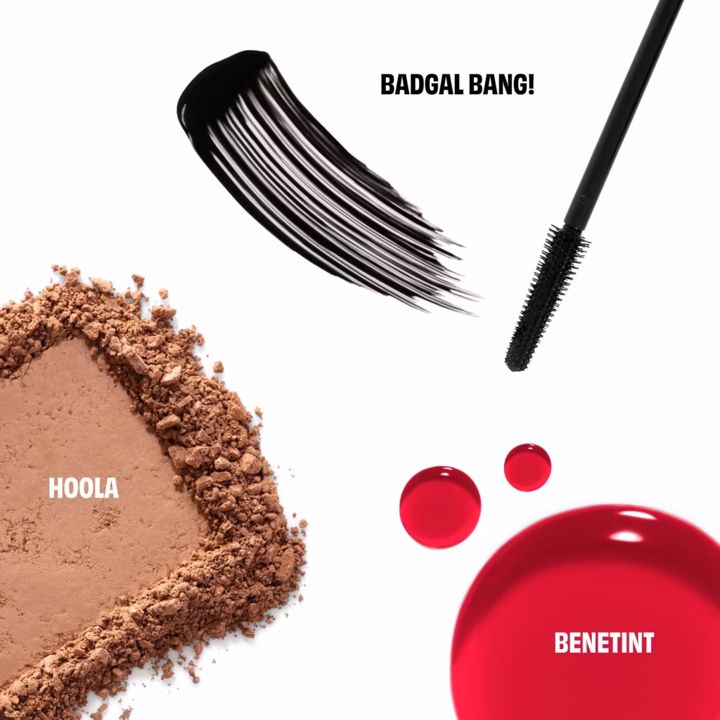 مجموعة Benefit Soup’D Up Beauty – Hoola Bronzer و Benetint و Badgal Bang! Mascara