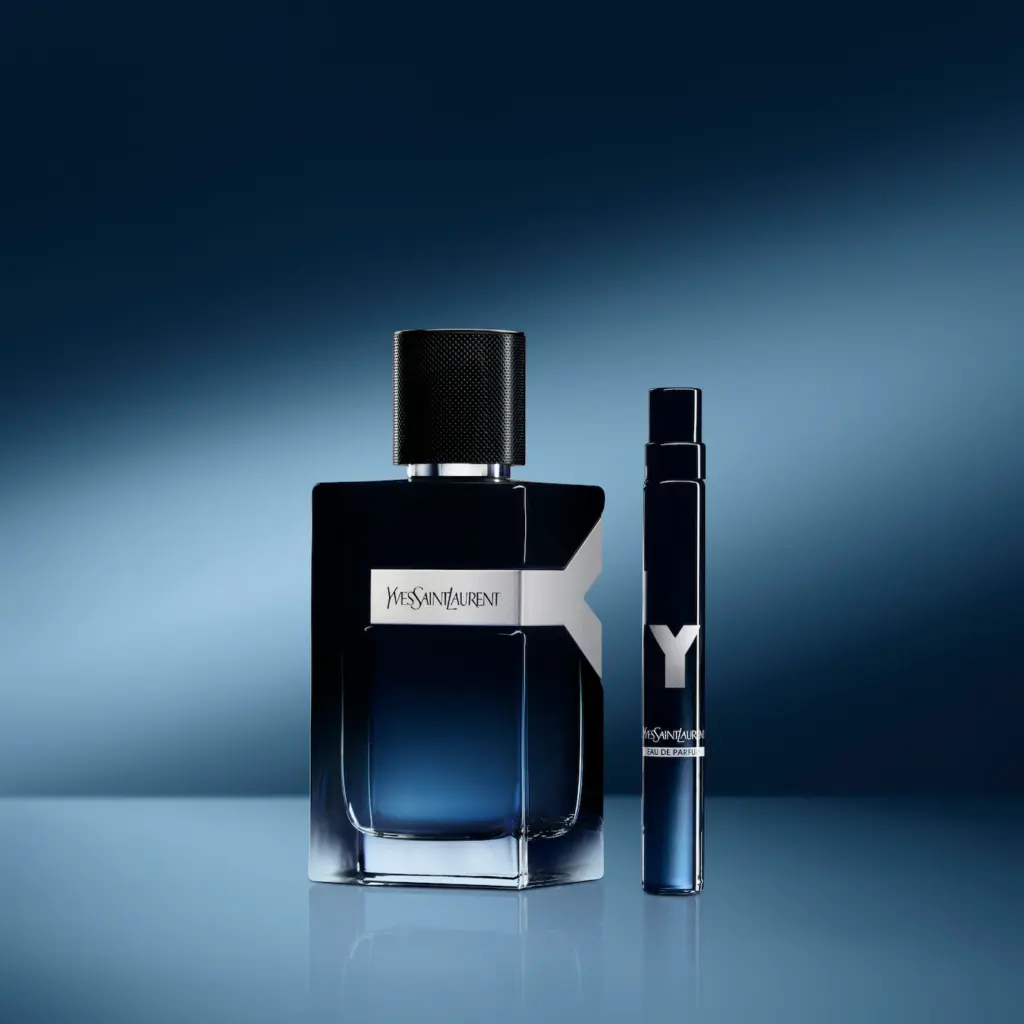 عطر إيف سان لوران YSL Y Eau de Parfum مع إبرة الراعي الطازجة والأخشاب الحسية
