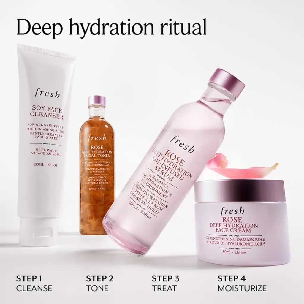 Fresh Rose & Squalane Deep Hydration Oil-Infused Serum