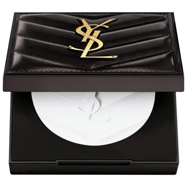 بودرة إيف سان لوران YSL All Hours Hyper Finish متعددة الاستخدامات تدوم 24 ساعة، بتركيبة طبيعية غير لامعة