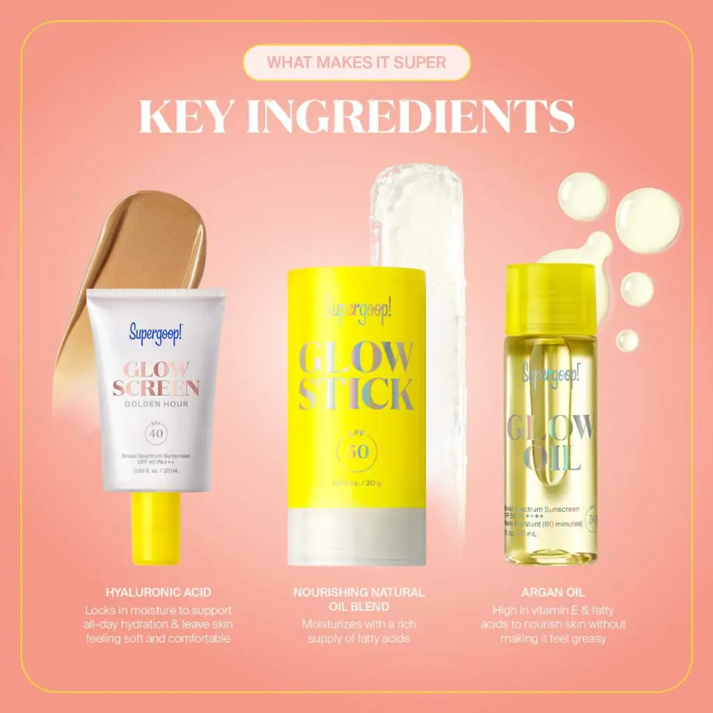 مجموعة Supergoop! Destination Glow SPF