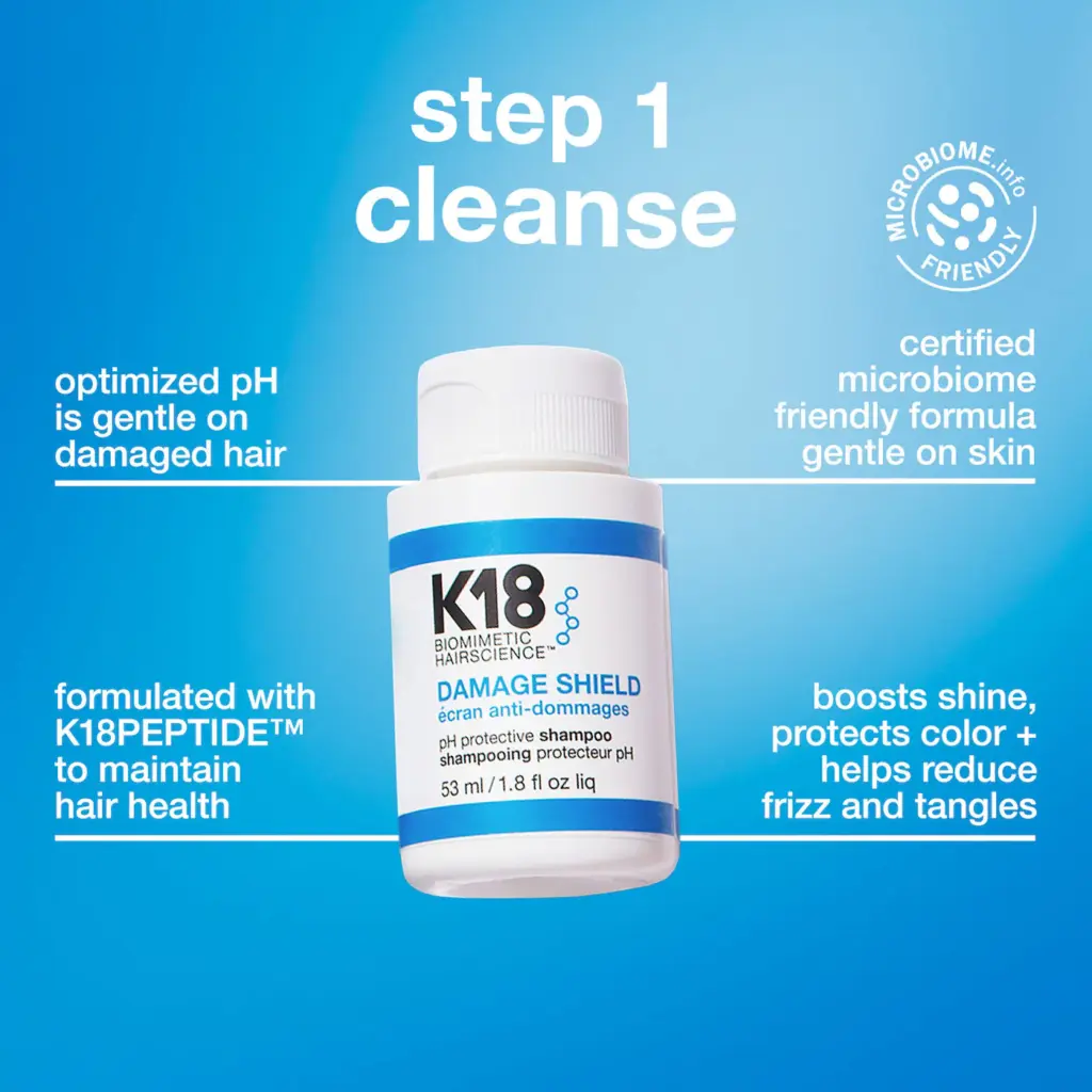 مجموعة هدايا الشعر المصغرة K18 Biomimetic Hairscience Clean Streak