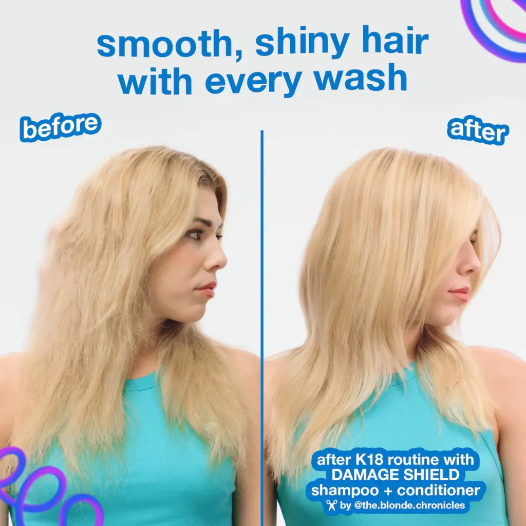 مجموعة هدايا الشعر المصغرة K18 Biomimetic Hairscience Clean Streak