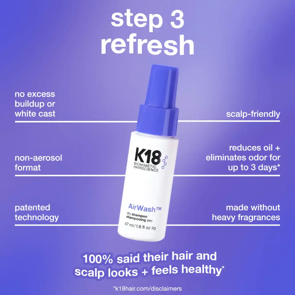 مجموعة هدايا الشعر المصغرة K18 Biomimetic Hairscience Clean Streak