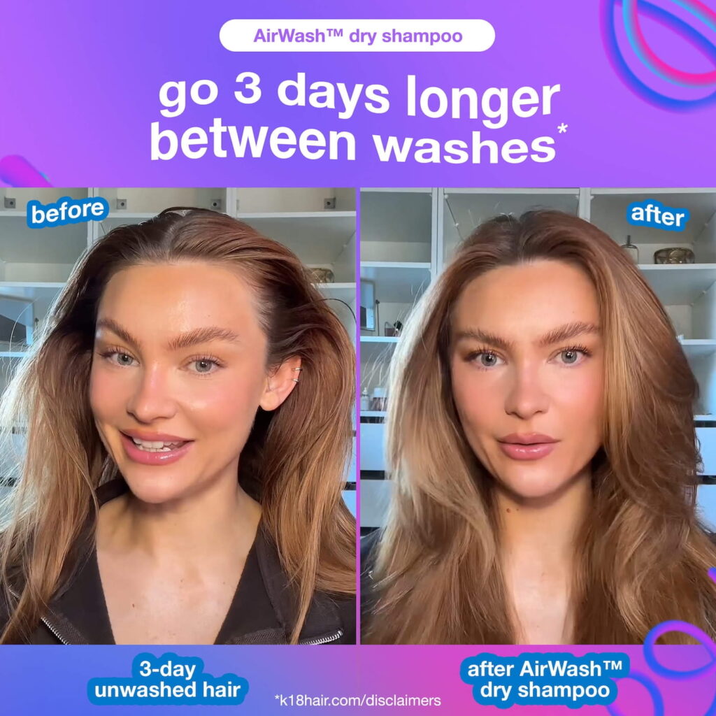 مجموعة هدايا الشعر المصغرة K18 Biomimetic Hairscience Clean Streak