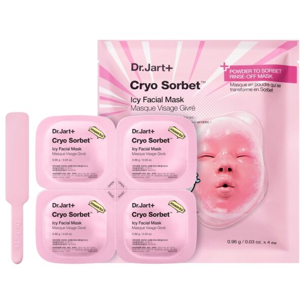 قناع الوجه المثلج Dr. Jart+ Cryo Sorbet لتقليل الانتفاخ بشكل ملحوظ