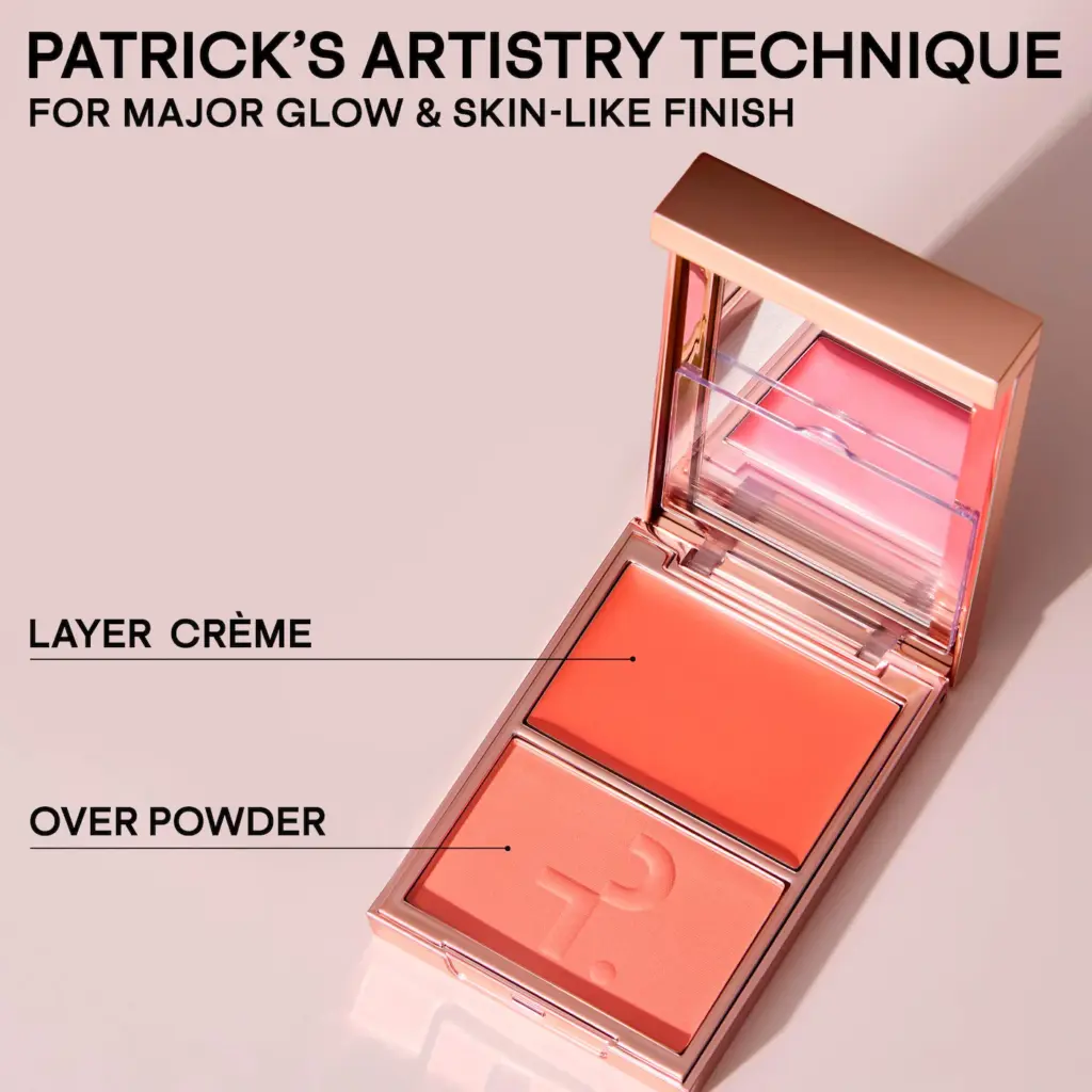 PATRICK TA Mini Must-Have Major Headlines Double-Take Crème & Powder Blush Duo Set