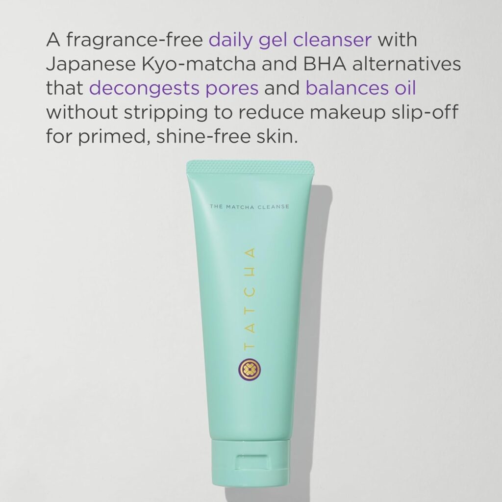 Tatcha The Pure Pores Set, Matcha Cleanse, Water Cream & Silk Sunscreen Set