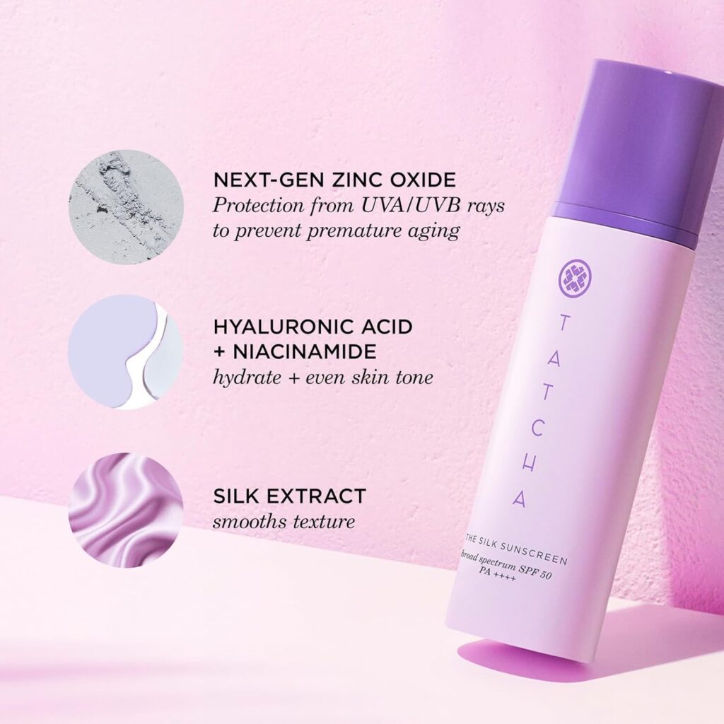 Tatcha The Pure Pores Set, Matcha Cleanse, Water Cream & Silk Sunscreen Set