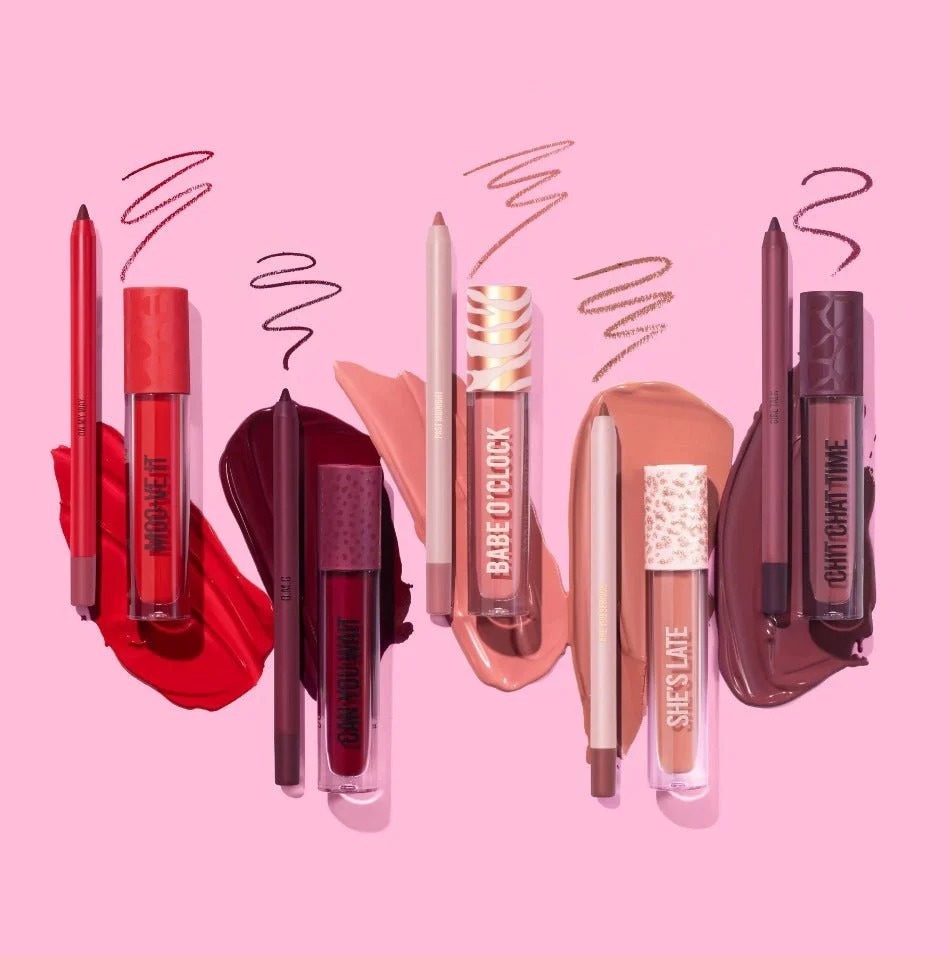 Beauty Creations She’s Late Lip Duo Set (Lipstick & Lip liner pencil)