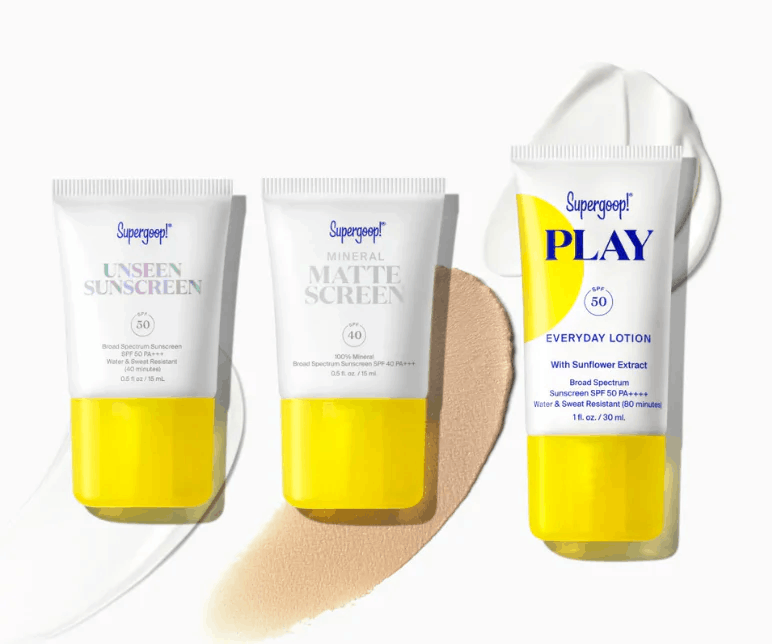 مجموعة Supergoop! الأفضل في فئتها من واقيات الشمس للمبتدئين