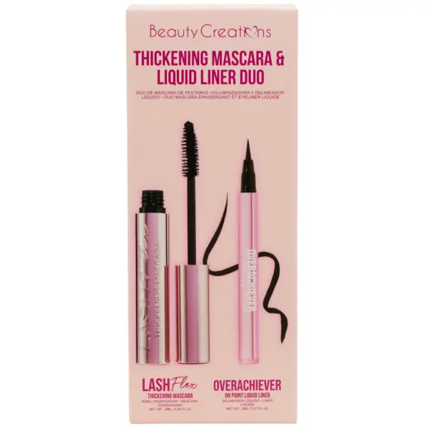 BEAUTY CREATIONS – THICKENING MASCARA & LIQUID LINER DUO