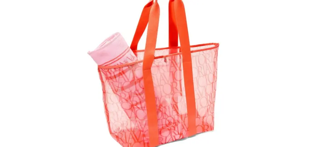 VICTORIA’S SECRET Mesh Large Beach Tote Orange