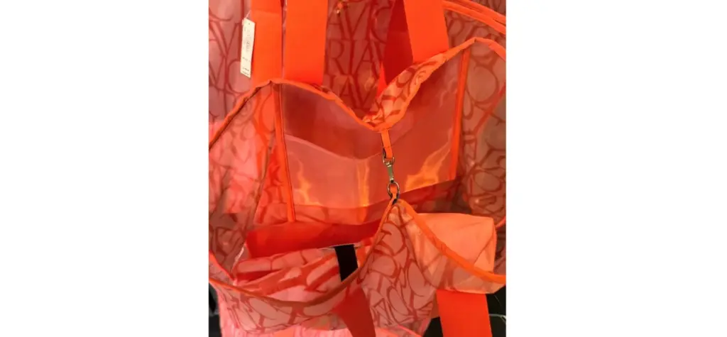 VICTORIA’S SECRET Mesh Large Beach Tote Orange