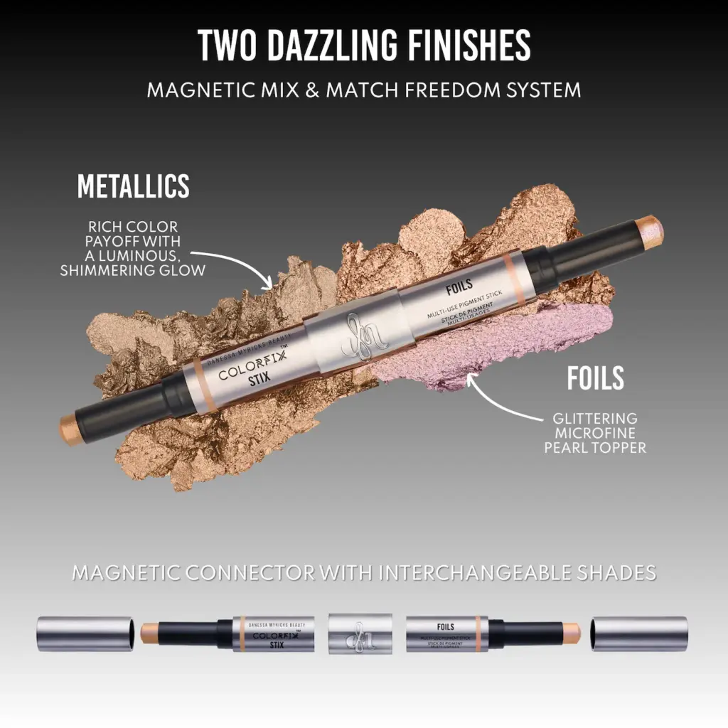 Danessa Myricks Beauty Colorfix Stix – Multi-Use Pearl Pigment Stick for Eye, Cheek & Lip