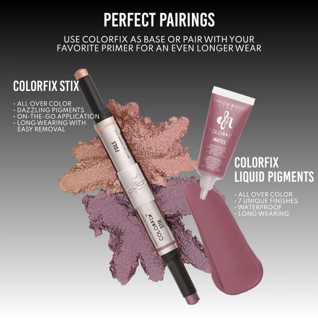 Danessa Myricks Beauty Colorfix Stix – Multi-Use Pearl Pigment Stick for Eye, Cheek & Lip