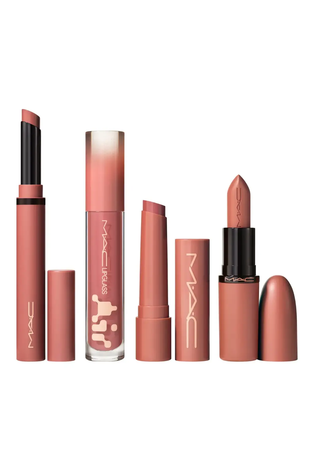 MAC Cosmetics Totally Teddy Lipstick + Lip Gloss Gift Set