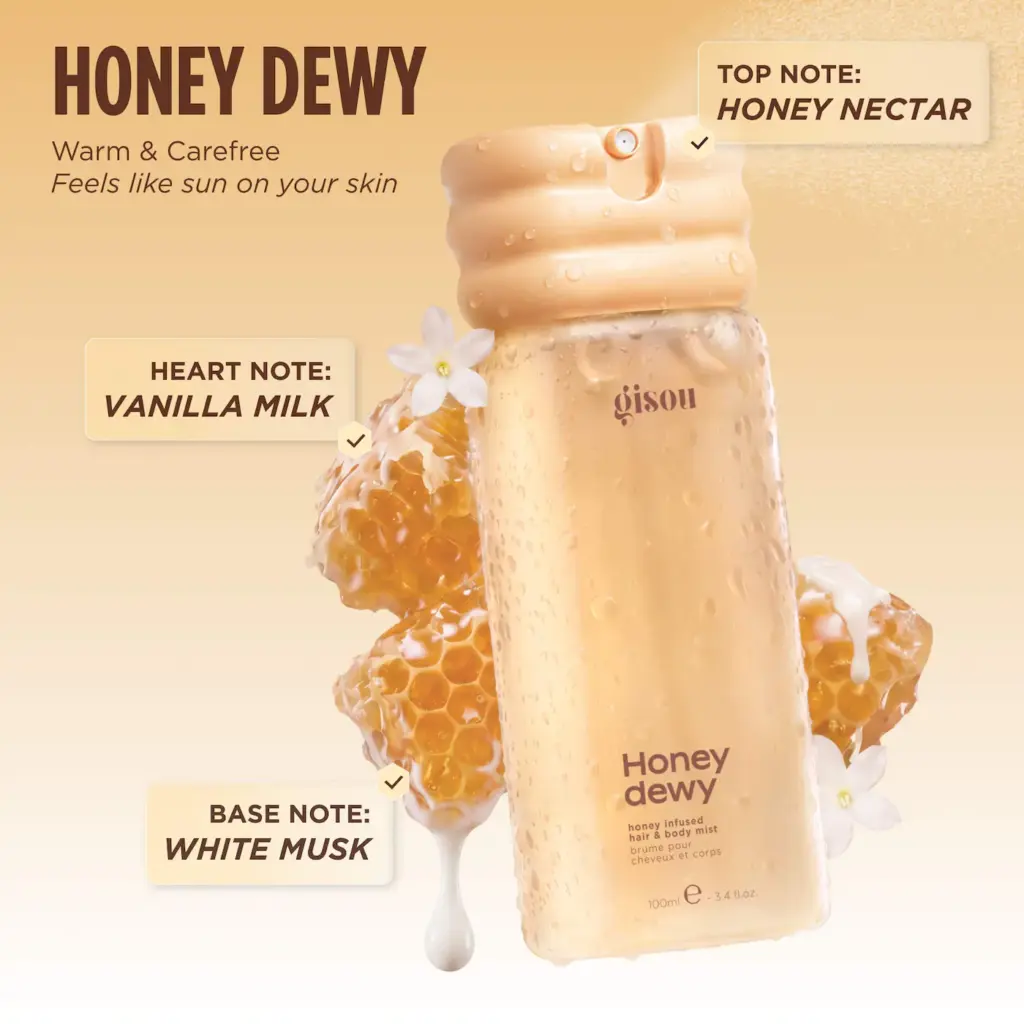 Gisou Honey Dewy Honey Infused Hair & Body Mist