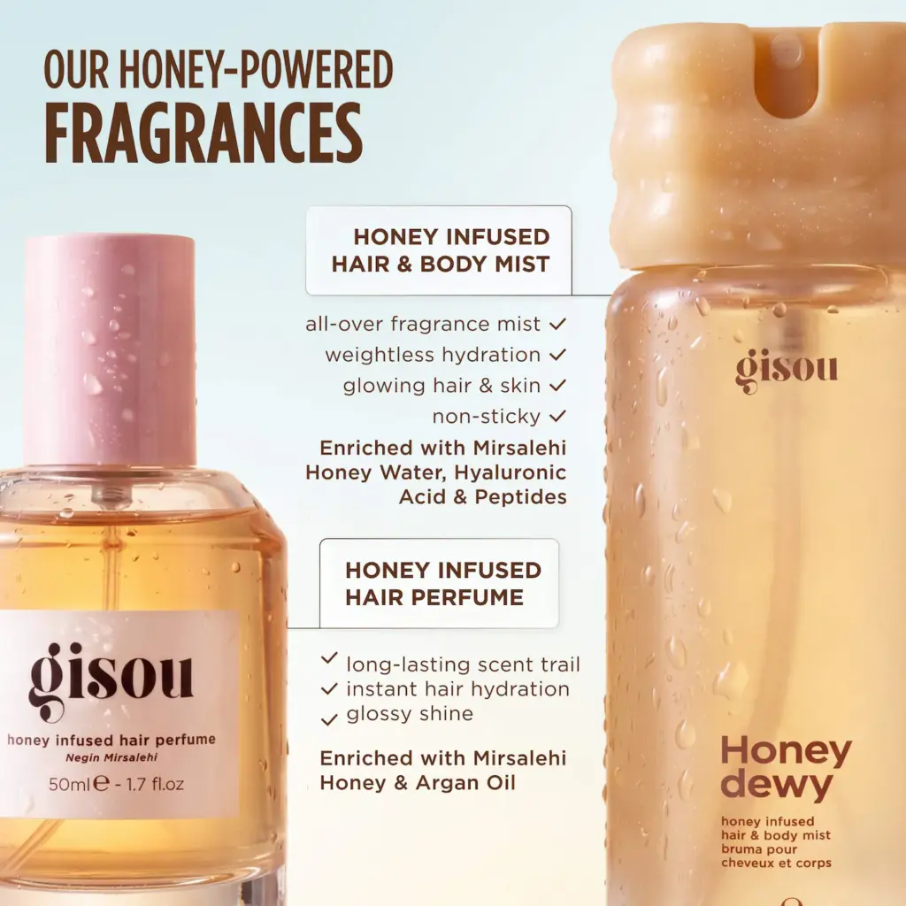 Gisou Honey Dewy Honey Infused Hair & Body Mist