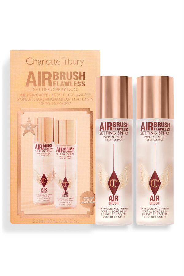 CHARLOTTE TILBURY AIRBRUSH FLAWLESS SETTING SPRAY DUO