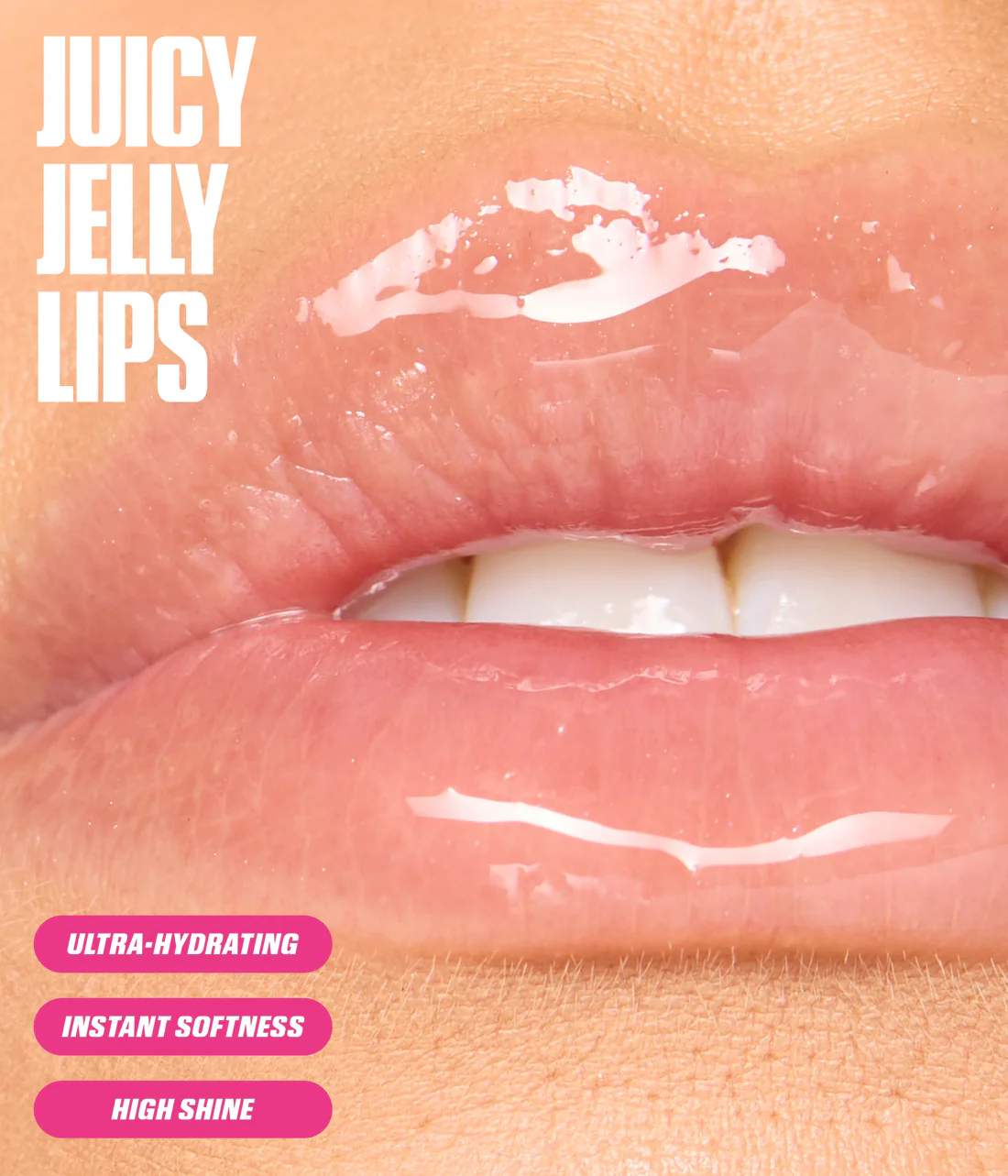 HUDA BEAUTY Make Out Sesh Lip Stain and Lip Gloss Duo PEACHY NUDES