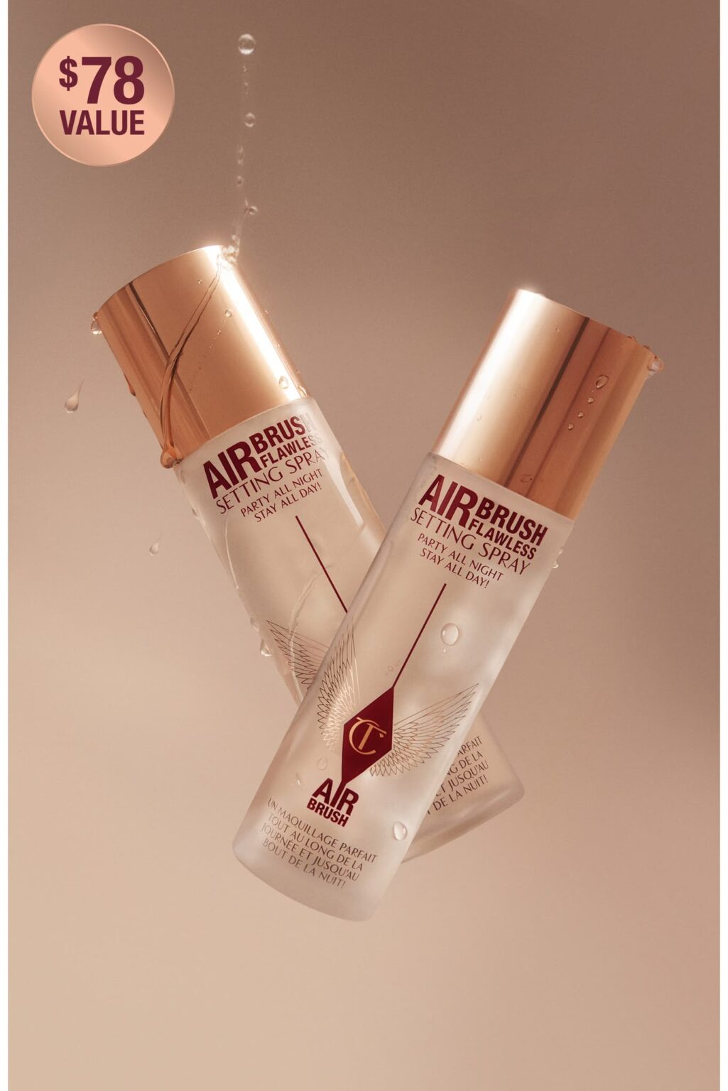 CHARLOTTE TILBURY AIRBRUSH FLAWLESS SETTING SPRAY DUO
