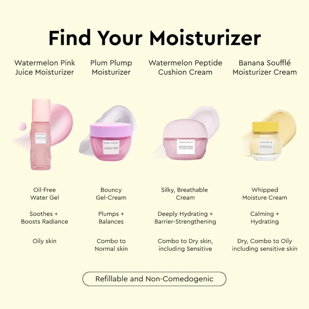 Glow Recipe Banana Moisturizing Cream & Shimmer Lip Treatment Duo
