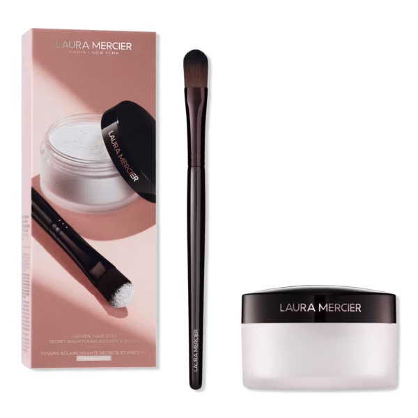 Laura Mercier  Awaken Your Eyes Secret Brightening Powder & Brush Gift Set