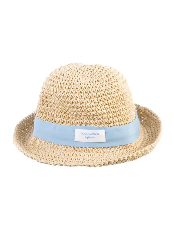 Dolce&Gabbana Light Blue Beach Hat